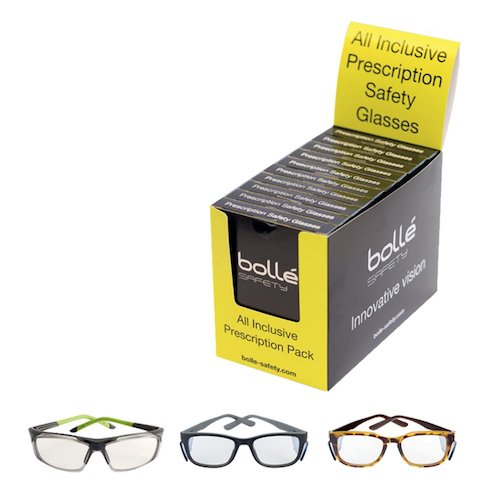 Bolle All Inclusive Prescription Safety Glasses Pack (3660740008574)
